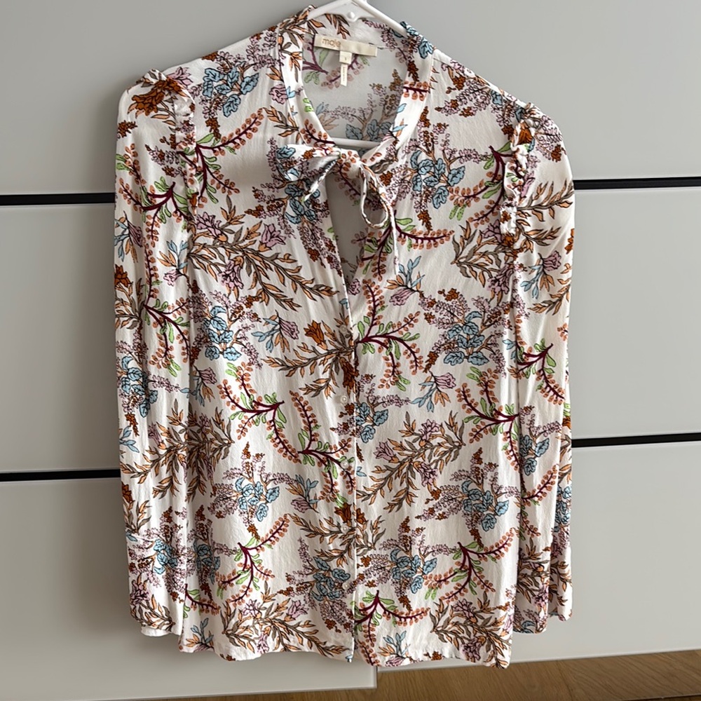 Make Floral Print Women's Blouse